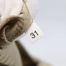 PRADA Tote Bag Nylon Ivory Silver Auth 147951-12