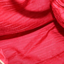 PRADA Tote Bag Nylon 2way Red Gold Auth 147953-10