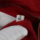 PRADA Tote Bag Nylon 2way Red Gold Auth 147953-11