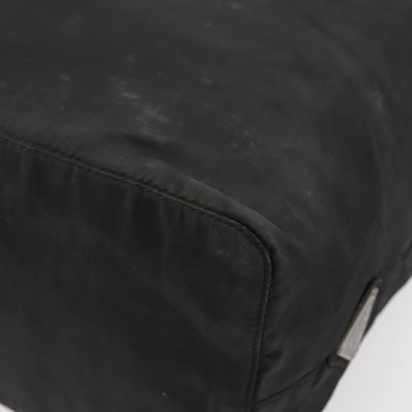 PRADA Tote Bag Nylon Black Auth 147955