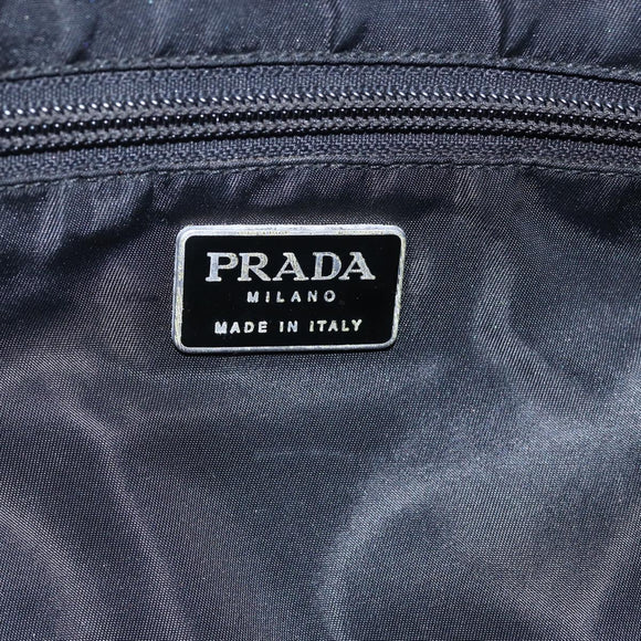 PRADA Tote Bag Nylon Black Auth 147955