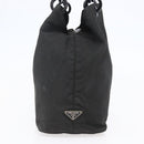 PRADA Tote Bag Nylon Black Auth 147955-3