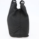 PRADA Tote Bag Nylon Black Auth 147955-4