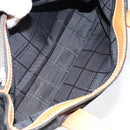 CELINE C Sulky Hand Bag Suede Black Silver Auth 147956-10