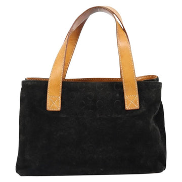CELINE C Sulky Hand Bag Suede Black Silver Auth 147956 - 0
