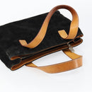 CELINE C Sulky Hand Bag Suede Black Silver Auth 147956-6