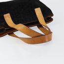 CELINE C Sulky Hand Bag Suede Black Silver Auth 147956-7