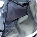 Christian Dior Canage Hand Bag Nylon Gray Silver Auth 147959-23