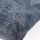 BOTTEGA VENETA INTRECCIATO Transcription Pattern Bag Nylon Blue Auth 147964-16