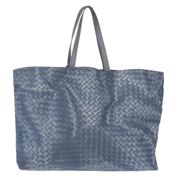 BOTTEGA VENETA INTRECCIATO Transcription Pattern Bag Nylon Blue Auth 147964 - 0