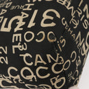 CHANEL Bysy Line Tote Bag Canvas Black CC Auth 147965-9