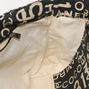 CHANEL Bysy Line Tote Bag Canvas Black CC Auth 147965-17