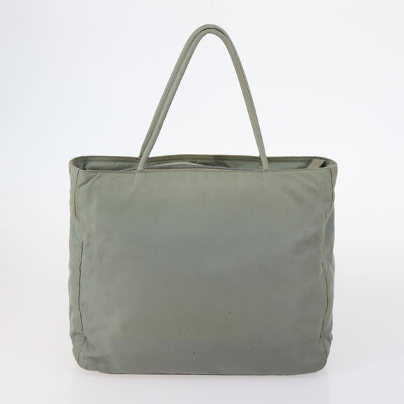 PRADA Tote Bag Nylon 2 Set Pink Khaki Auth 147966