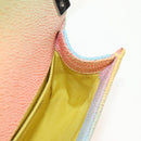 CHANEL Chain Boy Chanel Shoulder Bag Caviar Skin Silver Rainbow CC Auth 147968SM-25