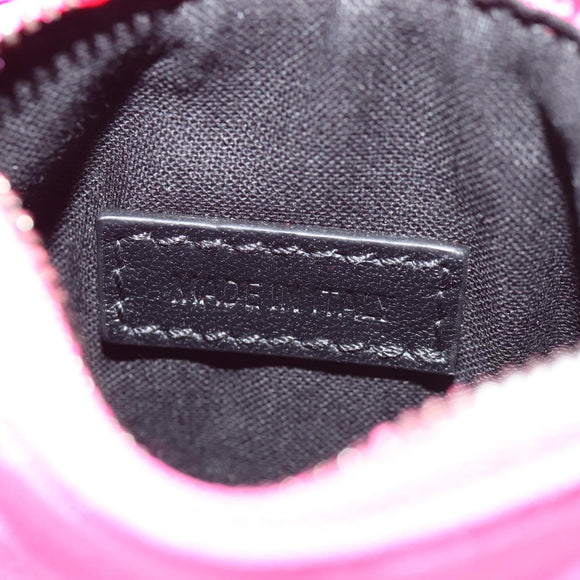 BALENCIAGA LucaGol XS Shoulder Bag Nylon Pink Silver 671309 Auth 147969SM