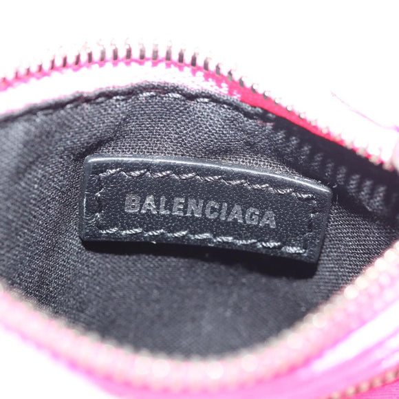 BALENCIAGA LucaGol XS Shoulder Bag Nylon Pink Silver 671309 Auth 147969SM