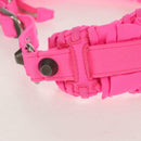 BALENCIAGA LucaGol XS Shoulder Bag Nylon Pink Silver 671309 Auth 147969SM-9