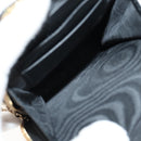 Christian Dior Chain Phone Pouch Leather 2way Red Gold Auth 147971M-10