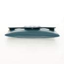 Christian Dior Chain Dior Double Shoulder Bag Leather Blue Gold Auth 147974M-6