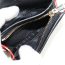 Christian Dior Compact Wallet Patent leather Red Gold Auth 147975M-10