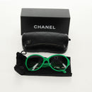 CHANEL COCO Mark Sunglasses Plastic Green 5229QA CC Auth 147976M-12