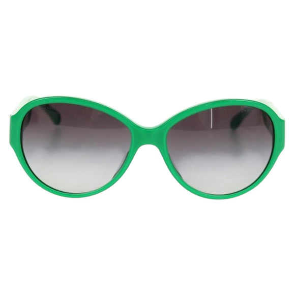 CHANEL COCO Mark Sunglasses Plastic Green 5229QA CC Auth 147976M