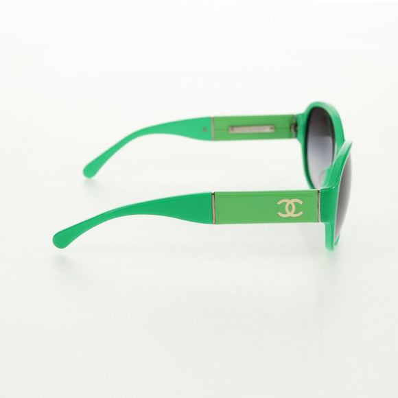 CHANEL COCO Mark Sunglasses Plastic Green 5229QA CC Auth 147976M