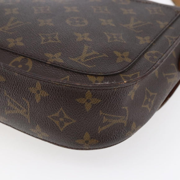 LOUIS VUITTON Monogram Saint Cloud GM Shoulder Bag M51242 LV Auth 147984