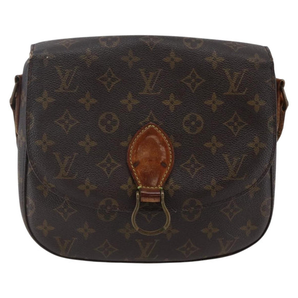 LOUIS VUITTON Monogram Saint Cloud GM Shoulder Bag M51242 LV Auth 147984