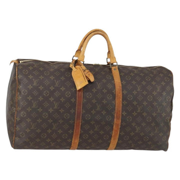 LOUIS VUITTON Monogram Keepall 60 Boston Bag M41422 LV Auth 147986