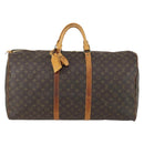LOUIS VUITTON Monogram Keepall 60 Boston Bag M41422 LV Auth 147986-13