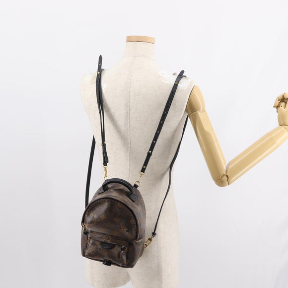 LOUIS VUITTON Monogram Palm Springs Mini Shoulder Bag M44873 LV Auth 147991