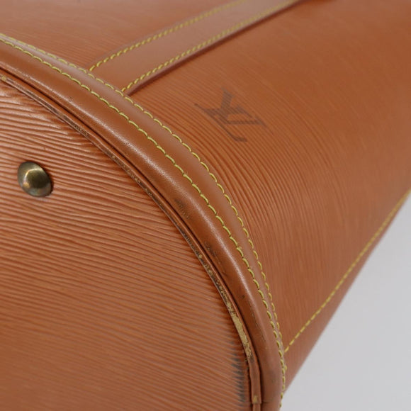 LOUIS VUITTON Epi Bucket GM Shoulder Bag SPO Beige LV Auth 147993