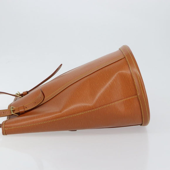 LOUIS VUITTON Epi Bucket GM Shoulder Bag SPO Beige LV Auth 147993