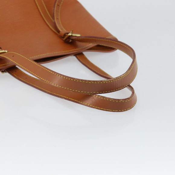 LOUIS VUITTON Epi Bucket GM Shoulder Bag SPO Beige LV Auth 147993