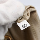 PRADA Tote Bag Nylon Ivory Gold Auth 147996-12