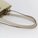 PRADA Tote Bag Nylon Ivory Gold Auth 147996-7