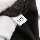 PRADA Tote Bag Nylon Khaki Silver Auth 147997-12