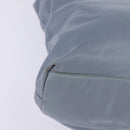 PRADA Tote Bag Nylon Light Blue Silver Auth 147999-15