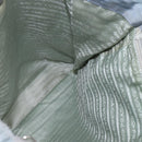 PRADA Tote Bag Nylon Light Blue Silver Auth 147999-18