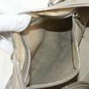 GUCCI GG Implementation Boston Bag PVC 2way Silver 203696 Auth 148000-26