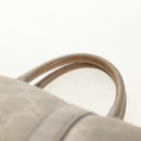 GUCCI GG Implementation Boston Bag PVC 2way Silver 203696 Auth 148000-8