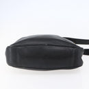 GUCCI Bamboo Shoulder Bag Leather 2way Black Gold 001 3444 1638 Auth 148001-5