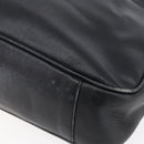 GUCCI Bamboo Shoulder Bag Leather 2way Black Gold 001 3444 1638 Auth 148001-16