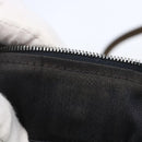 FENDI Zucca Canvas Hand Bag Green Silver Auth 148002-12