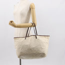 FENDI Zucca Canvas Tote Bag Beige Auth 148003-23