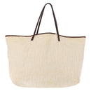 FENDI Zucca Canvas Tote Bag Beige Auth 148003-13