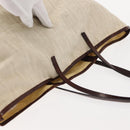 FENDI Zucca Canvas Tote Bag Beige Auth 148003-7