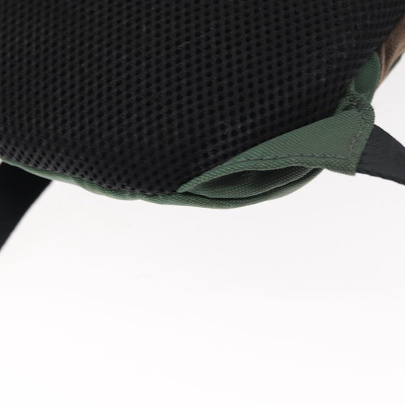 CHANEL Sports Line Backpack Canvas Brown CC Auth 148005