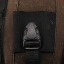 CHANEL Sports Line Backpack Canvas Brown CC Auth 148005-21